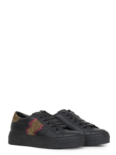 ANNA VIRGILI GIULIA FULMINE Sneakers in pelle  multi green - Scarpe Donna
