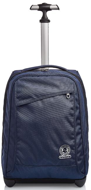 INVICTA SOLID RECYCLED BENIN Zaino Trolley MOOD INDIGO          - Zaini con carrello