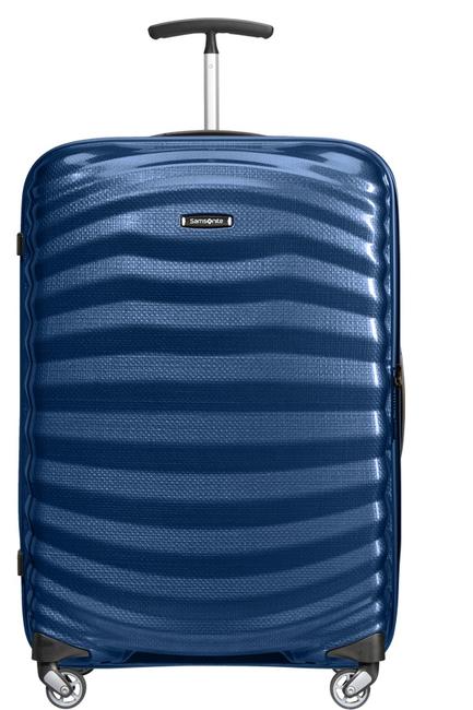 SAMSONITE LITE- SHOCK Trolley misura media DARKBLUE - Trolley Rigidi