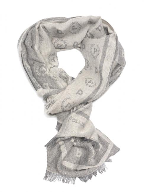 POLLINI JAQUARD Sciarpa ampia grigio - Sciarpe