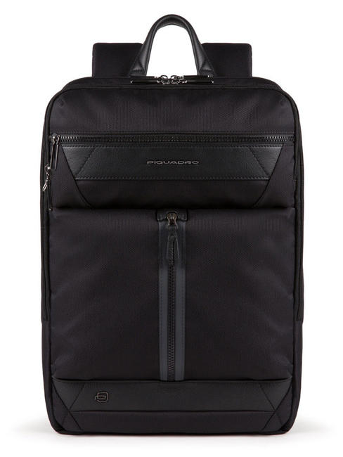 PIQUADRO TRAKAI Zaino porta PC 14"/Ipad 12,9" Nero - Zaini da lavoro porta PC