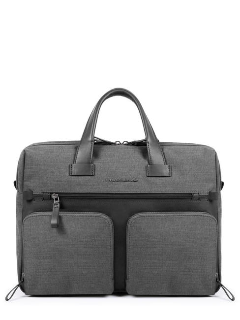 PIQUADRO TIROS Cartella porta pc 14" GRIGIO - Cartelle Lavoro