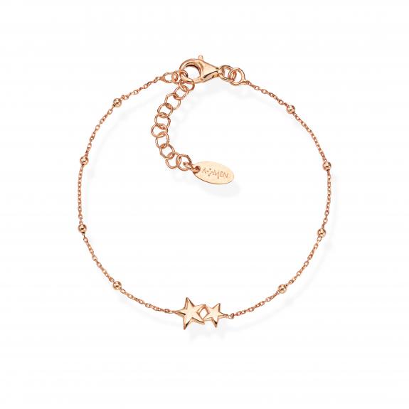 AMEN COCCOLE Bracciale in argento rose rose - Bracciali Donna