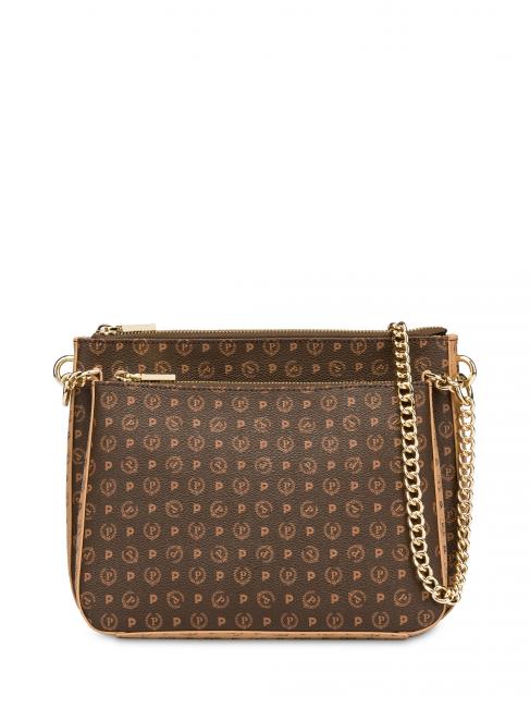 POLLINI HERITAGE  Borsa a tracolla marrone/crema - Borse Donna