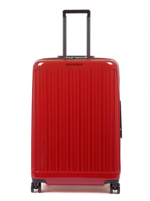 PIQUADRO SEEKER Trolley medio 69cm ROSSO - Trolley Rigidi