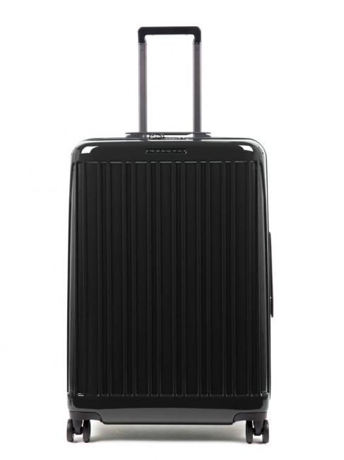 PIQUADRO SEEKER Trolley medio 69cm Nero - Trolley Rigidi
