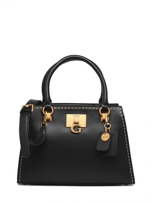 GUESS STEPHI Girlfriend Borsa a mano, con tracolla removibile NERO - Borse Donna