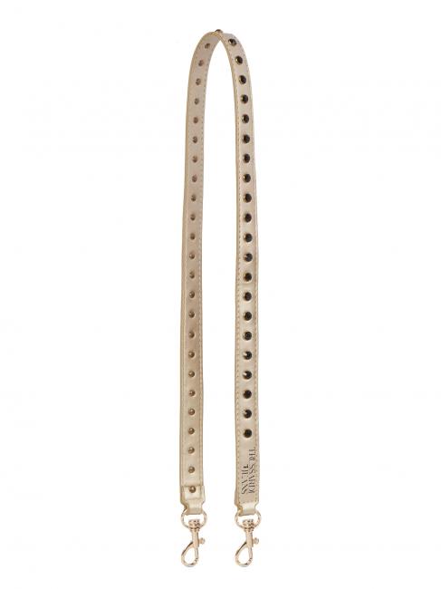 TRUSSARDI Tracolla per borsa con borchie strass  oro - Accessori per borse