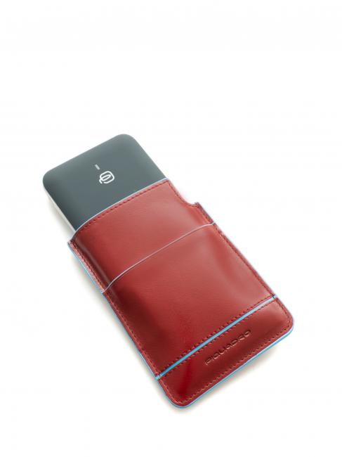 PIQUADRO Power Bank Linea BLUE SQUARE ROSSO - Porta tablet & Organizer