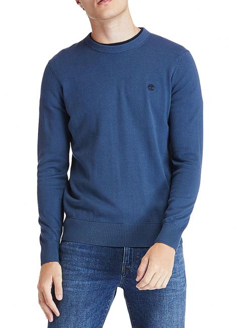 TIMBERLAND WILLIAMS RIVER Maglioncino girocollo dark denim - Felpe Uomo