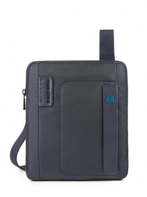 PIQUADRO Borsello Linea P16 CHEVRON BLU - Tracolle Uomo