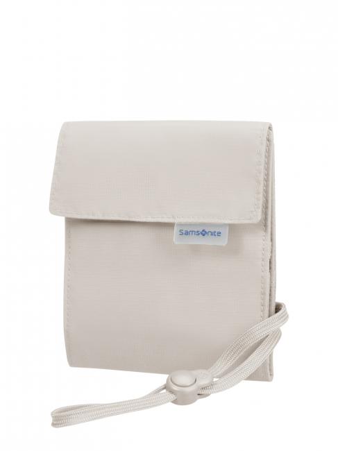 SAMSONITE GLOBAL TRAVEL  Portafoglio antifurto da collo per viaggiare in sicurezza BEIGE - Accessori Viaggio