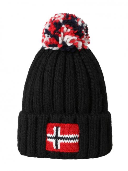NAPAPIJRI k semiury 5 cappello Ponpon hat black 041 - Cappelli Bambini