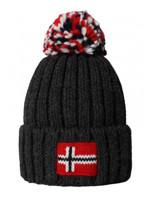 NAPAPIJRI k semiury 5 cappello Ponpon hat dark grey melange - Cappelli Bambini