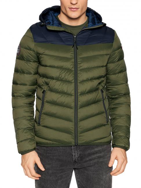 NAPAPIJRI AERONS CB 2 Giubbotto piumino con cappuccio green depths - Piumini Uomo