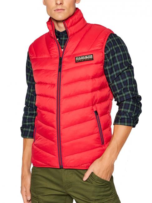 NAPAPIJRI AERONS V 2 Giacca smanicata red tango - Giacche smanicate Uomo