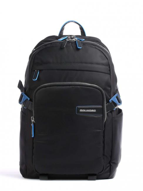 PIQUADRO RYAN Zaino  porta PC 15,6", in tessuto riciclato Nero - Zaini da lavoro porta PC