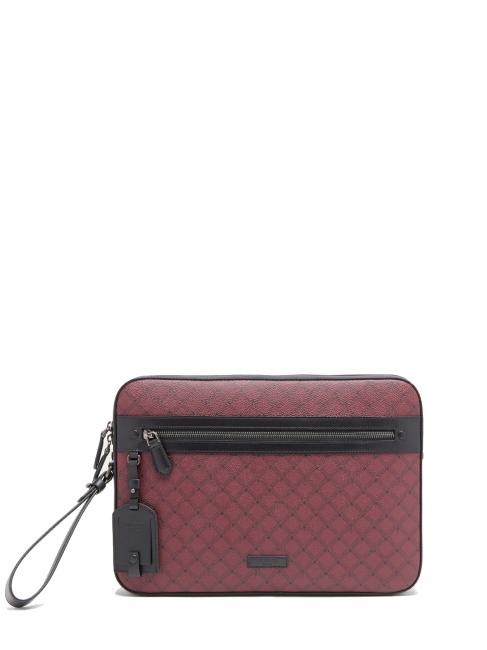 TRUSSARDI MONOGRAM Pochette con polsierina red/black - Borse Donna