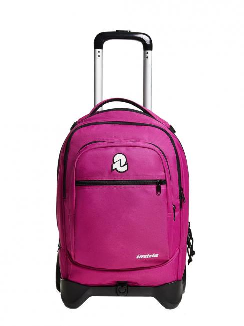 INVICTA NEW WAY NEW PLUG Plain Zaino Trolley, sganciabile festival fuchsia - Zaini con carrello