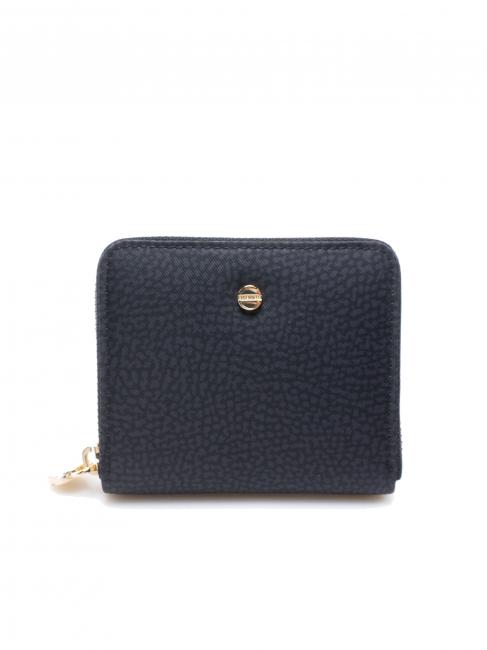 BORBONESE CLASSICA  Portafoglio medio zip around  dark black - Borsoni