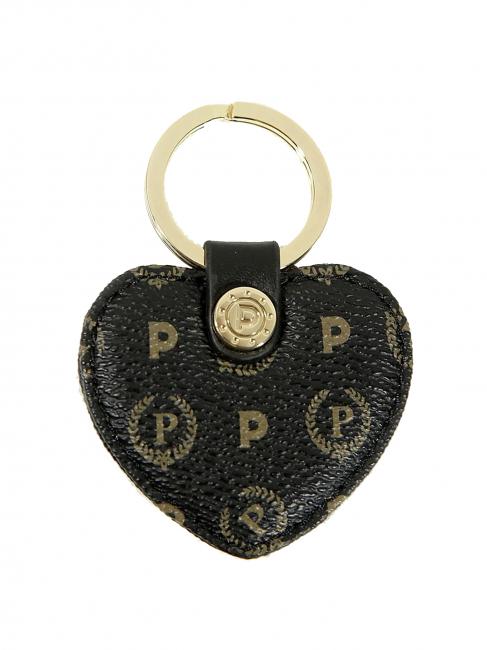 POLLINI HERITAGE Portachiavi a forma di cuore Nero - Portachiavi