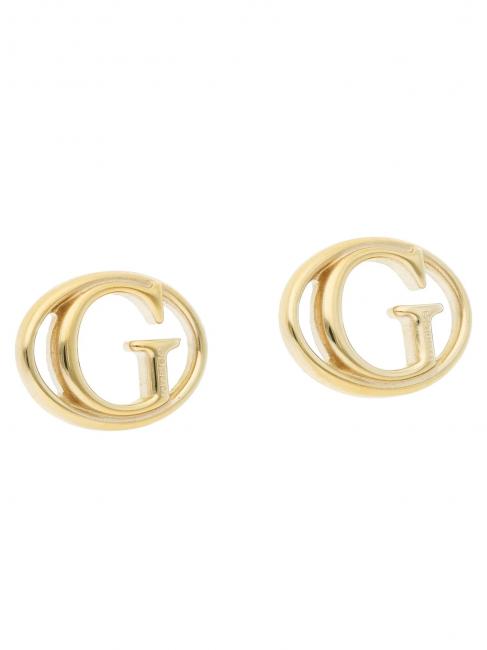 GUESS G LOGO STUDS Orecchini yellow gold - Orecchini