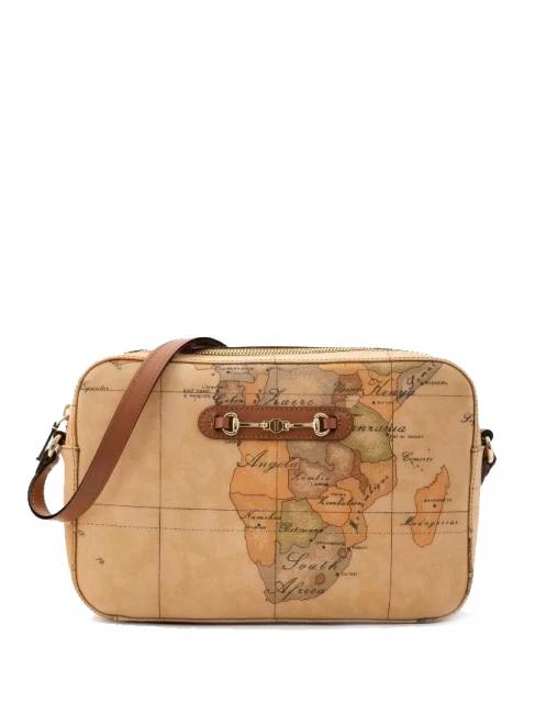 ALVIERO MARTINI PRIMA CLASSE GEO CLASSIC Borsa reporter NATURALE - Borse Donna