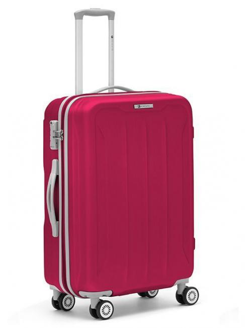 R RONCATO FLIGHT Trolley misura grande lampone - Trolley Rigidi