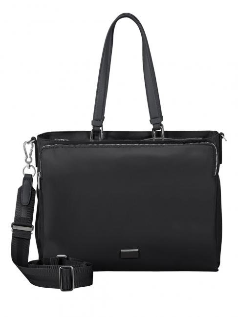 SAMSONITE BE-HER Borsa cartella shopping 14.1 NERO - Borse Donna