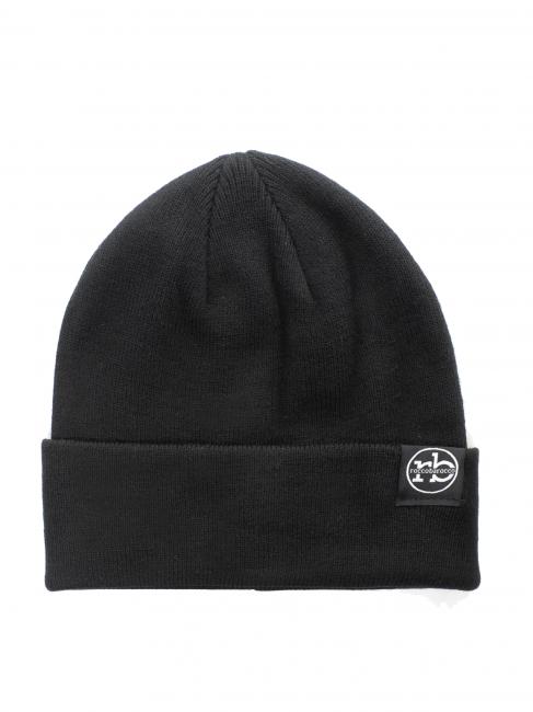 ROCCOBAROCCO Berretto beanie con risvolto  nero - Cappelli
