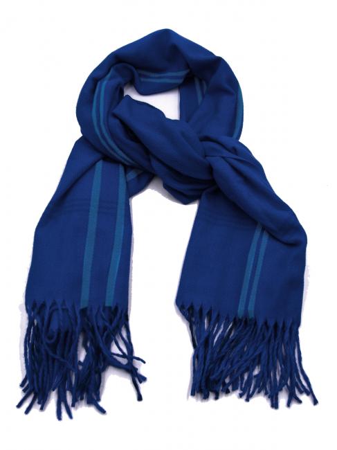 ROCCOBAROCCO Sciarpa con frange  blu - Sciarpe