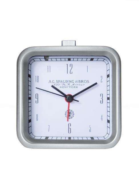 SPALDING LIGHTED SQUARE Sveglia bianco - Orologi e Sveglie