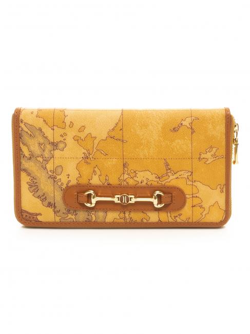 ALVIERO MARTINI PRIMA CLASSE GEO CLASSIC Portafoglio grande ziparound NATURALE - Portafogli Donna