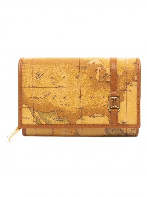 ALVIERO MARTINI PRIMA CLASSE GEO CLASSIC Portafoglio medio con patta NATURALE - Portafogli Donna
