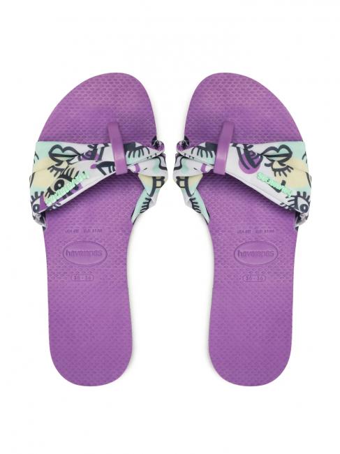 HAVAIANAS YOU SAINT TROPEZ CITY Sandali purple - Scarpe Donna