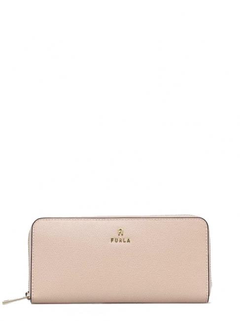 FURLA CAMELIA Portafoglio in pelle e zip around ballerina - Portafogli Donna
