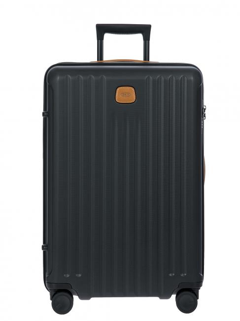 BRIC’S CAPRI Trolley medio con porta USB Nero - Trolley Rigidi