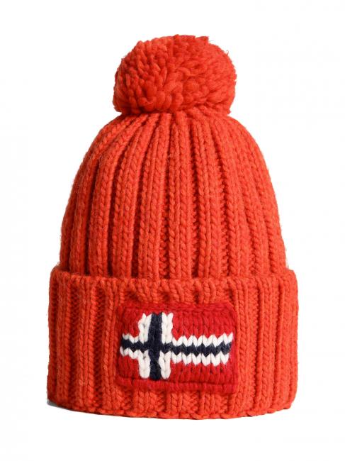 NAPAPIJRI SEMIURY 5 Berretto con ponpon red poppy - Cappelli