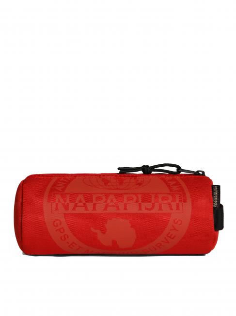 NAPAPIJRI HAPPY PC 4 Astuccio tubolare con polsierina red poppy - Astucci e Accessori