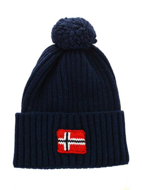 NAPAPIJRI FILO 1 Berretto pon pon blu marine - Cappelli