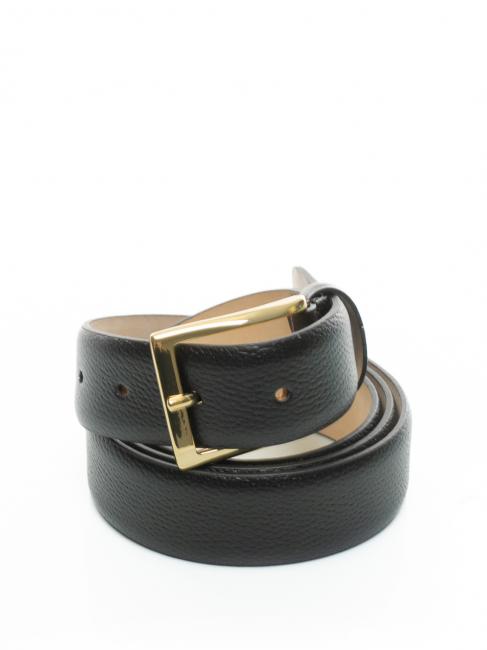 LESAC Cintura in pelle palmellata  nero - Cinture