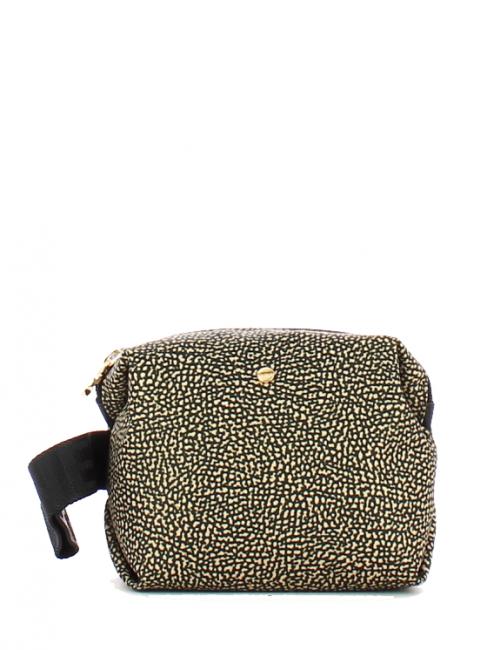 BORBONESE CLASSICA Beauty con maniglia OP/NATURALE/NERO - Borse Donna