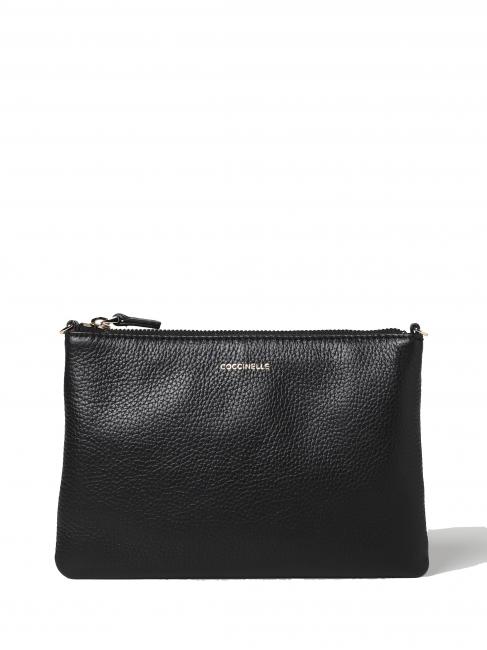 COCCINELLE BEST CROSSBODY Minibag in pelle Nero - Borse Donna