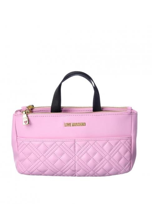 LOVE MOSCHINO Beauty con doppio manico  malva - Beauty Case