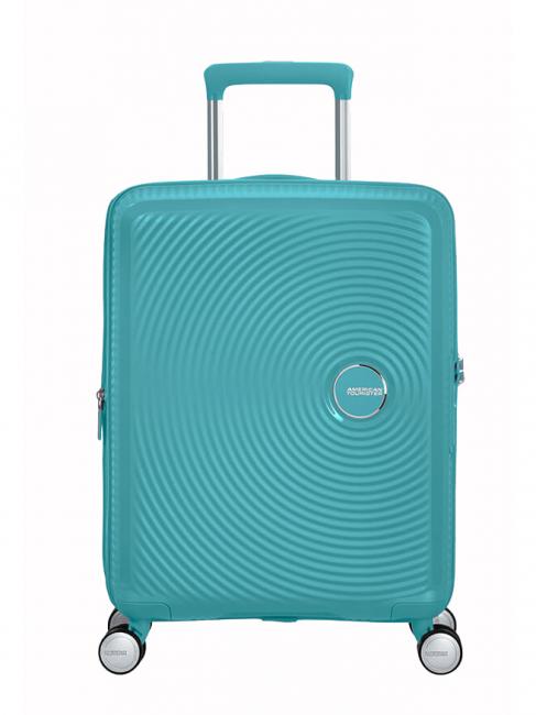 AMERICAN TOURISTER SOUNDBOX Trolley piccolo espandibile turquoise tonic - Bagagli a mano
