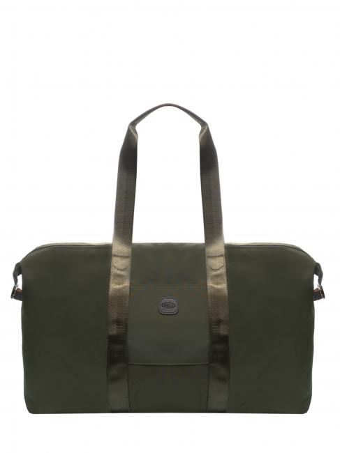 BRIC’S X-BAG Borsone grande, ripiegabile oliva/moro - Borsoni