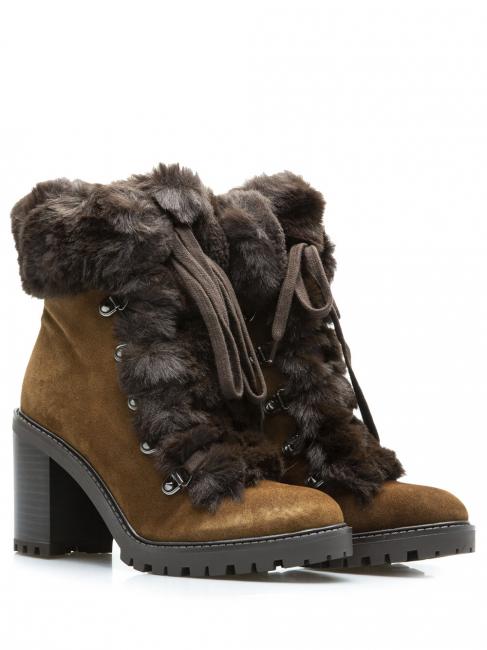 GUESS GALWAY 3 Stivaletti alti tan - Scarpe Donna
