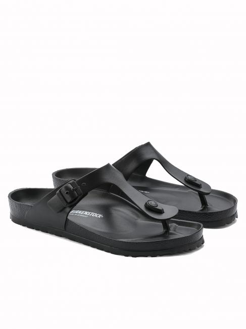 BIRKENSTOCK GIZEH Infradito in gomma black - Scarpe Unisex