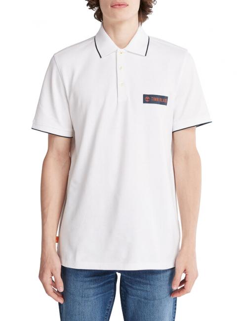 TIMBERLAND CARRIER Polo in cotone white - Polo Uomo