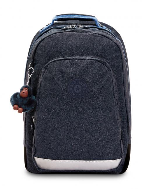 KIPLING CLASS ROOM Zaino porta pc 15" true blue glitter - Zaini Scuola & Tempo Libero
